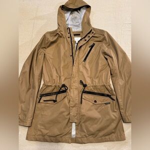 Calvin Klein Women’s Brown Windbreaker with Black Details